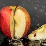 カットされたりんご